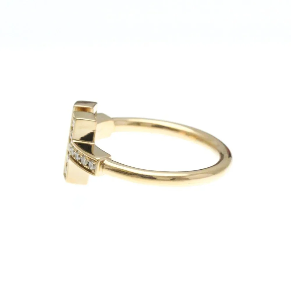 TIFFANY Authentic 18k Gold Diamond Ring - Picture 3 of 10